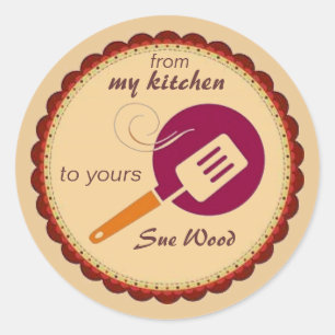 Custom From My Kitchen To Yours Stickers