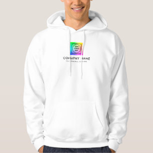 Custom Front Back Logo Staff Hoodie