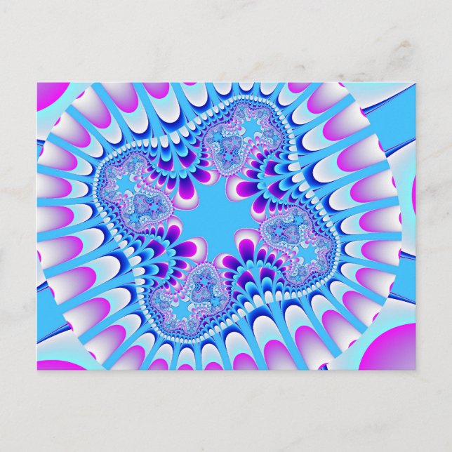 Custom Frozen Flower Postcard (Front)