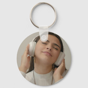 Custom Full Photo Modern   Key Ring