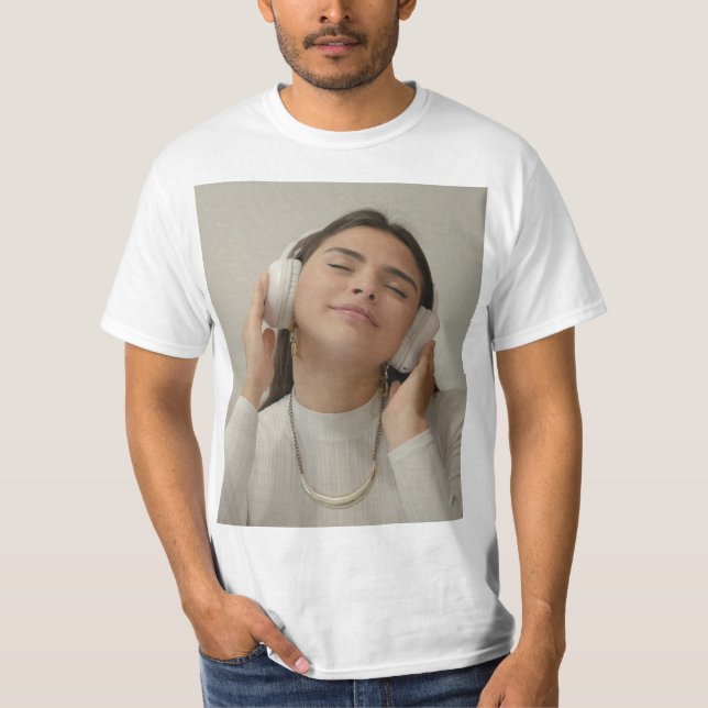Custom Full Photo Modern  T-Shirt (Front)