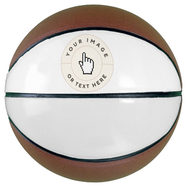 Custom Fullsize Basketball (add your image/text) (Front)
