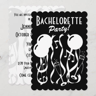 Custom fun bachelorette party invitation template