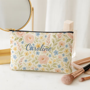 Custom Fun Classy Shabby French Floral Art Pattern Accessory Pouch