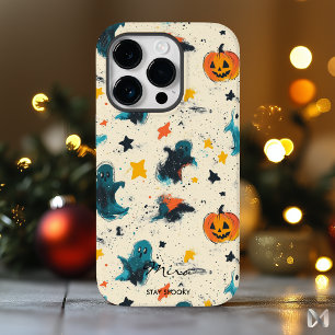 Custom Fun Halloween with Name and Quote iPhone 14 Pro Case