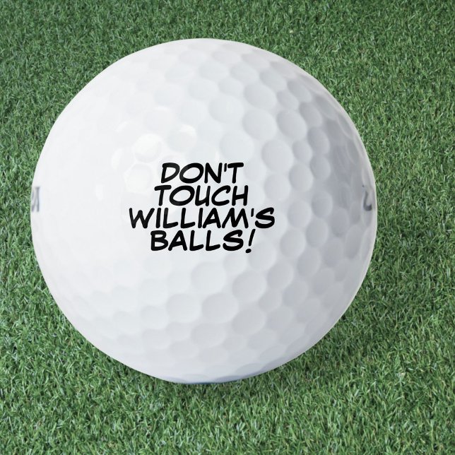 Custom Fun Message and Name Golf Balls (Custom Fun Message and Name Golf Balls)