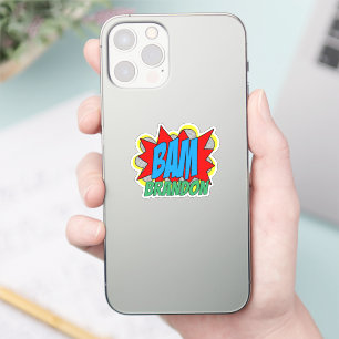 Custom Fun Vintage Comic Book Pop Art Style BAM!