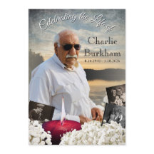 Custom Funeral Program memorial Service Obituary