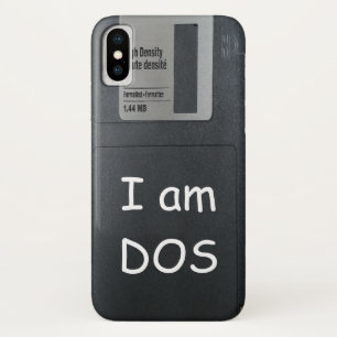 Custom funny 3" floppy disc iphone x phone case