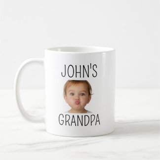 Custom Funny Baby Photo Grandpa Mug | Personalised