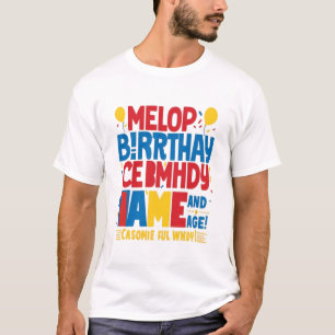 Custom Funny Birthday T-Shirt – Personalized Name 