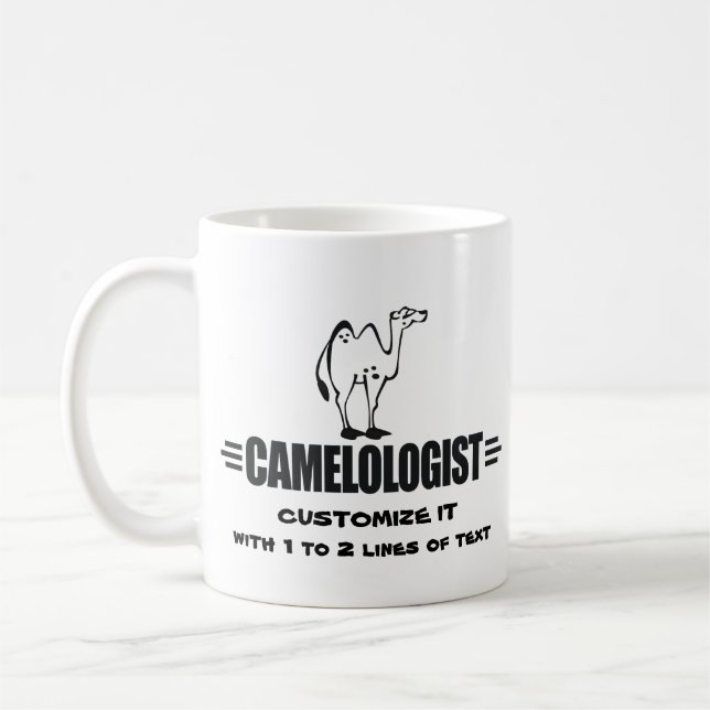 Custom Funny Camel Coffee Mug (Left)