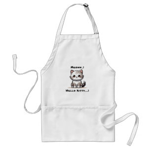 Custom Funny Catmas Humour Standard Apron
