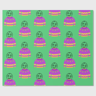 Custom Funny Christmas Shirt Wrapping Paper