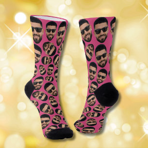 Custom Funny Face Photo All Over Socks