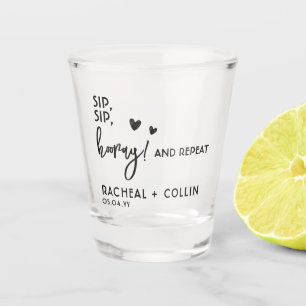Custom Funny Favours Wedding Party Shooters Shot Glass