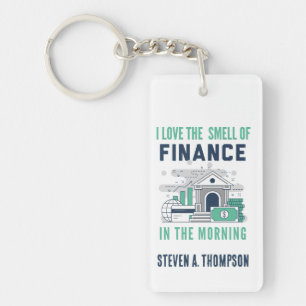 Custom Funny Finance Magnet Key Ring