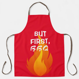 Custom Funny Gift - Retro Personalised Grill BBQ Apron
