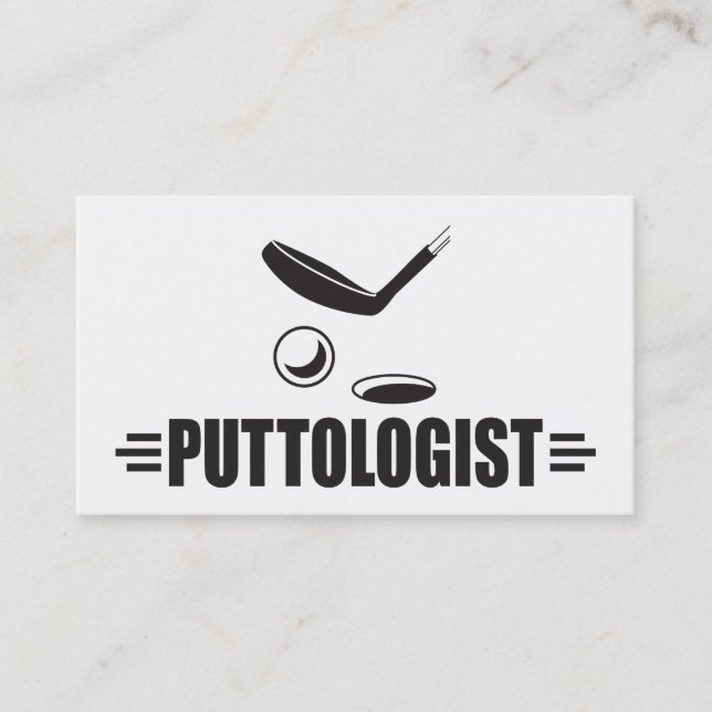 Custom Funny Golf Business Card (Front)