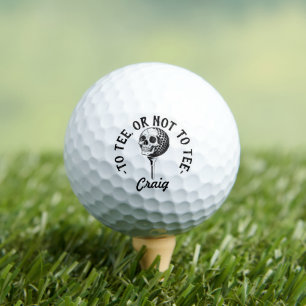Custom Funny Golfer Quote Simple Golf Balls