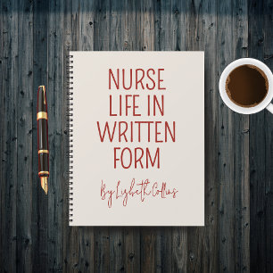 Custom Funny Nurse Life Journal Gift for RN Nurse