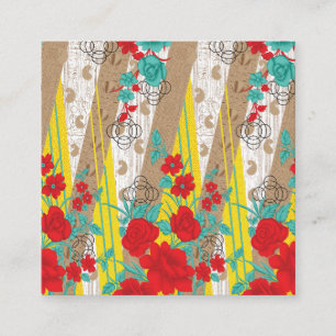 Custom Funny Personalised Gift Bags Square Business Card