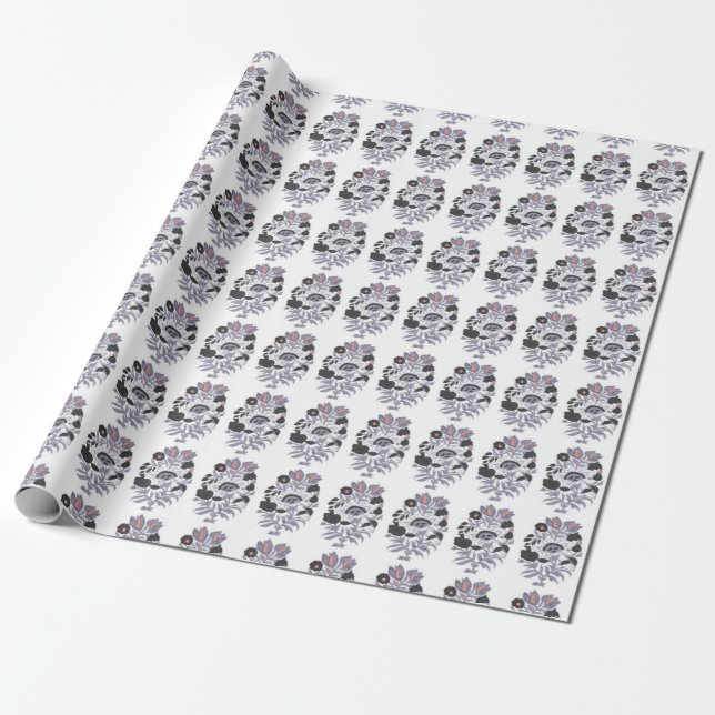 Custom Funny Personalised Gift Bags Wrapping Paper (Unrolled)