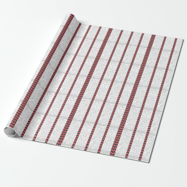 Custom Funny Personalised Gift Bags Wrapping Paper (Unrolled)
