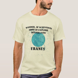 Custom Funny Uranus Shirt, Hip Uranus Joke Pun T-Shirt