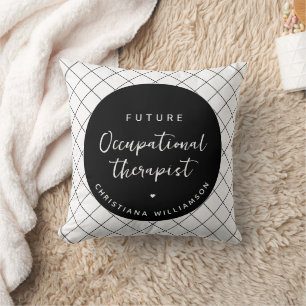 Custom Future OT Occupational Therapist Elegant Cushion