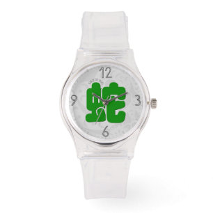 Custom G Snake Ideogram Chinese Zodiac Birthday Watch