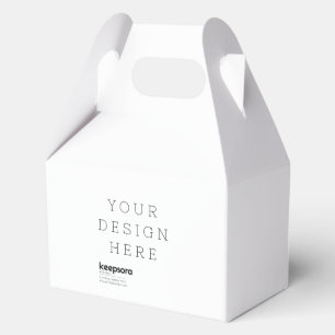 Custom Gable Paper Favour Box