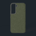 Custom Galaxy S22 Case – Moss Green Speckle<br><div class="desc">Make an impact with understated elegance. This customisable Samsung Galaxy S22 case in a deep moss green speckle finish brings texture, depth, and style to your everyday essentials. The speckled noise effect adds a tactile, professional edge — ideal for everything from high-end client gifts to large-scale promo drops. With the...</div>