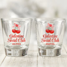 Custom Galentine's Party Favour Gift, Shot glass