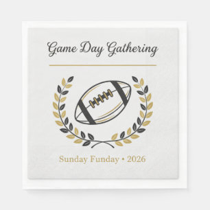 Custom Game Day Football Tailgate Party Paper Napk Napkin