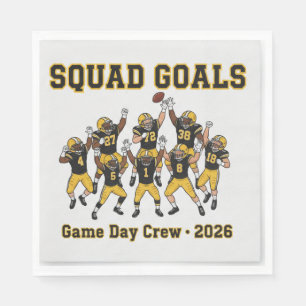 Custom Game Day Football Tailgate Party Paper Napk Napkin
