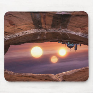 Custom Gamer Desk Mat   Sci-Fi Neon Cyberpunk City Mouse Pad