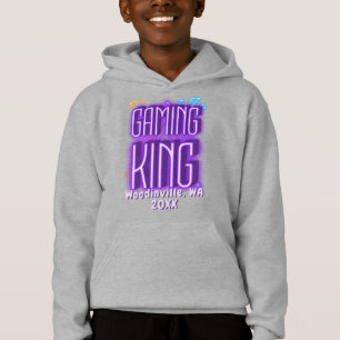 Custom Gaming King for Gamer Location Date Name