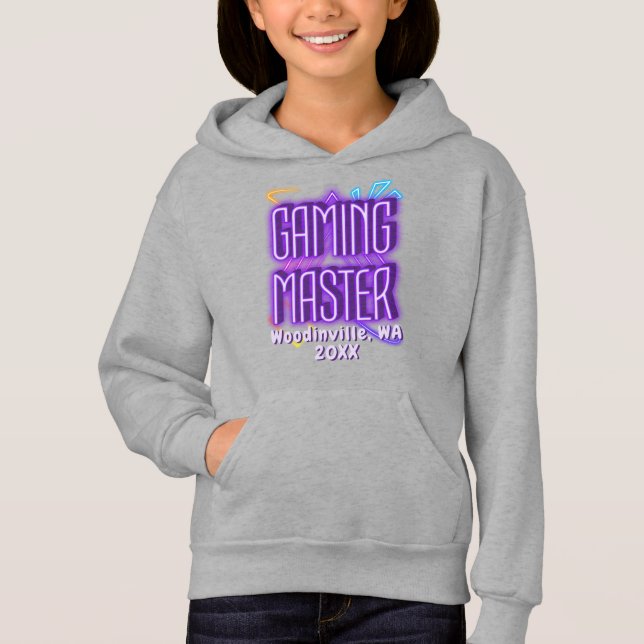 Custom Gaming Master for Gamer Location Date Name (Front)