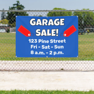 Custom GARAGE SALE! Banner