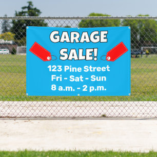 Custom GARAGE SALE! Banner