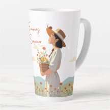 Custom Garden Girl Personalised Floral