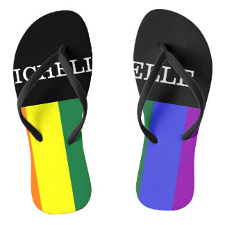 Custom Gay Rainbow Pride Pair Thongs