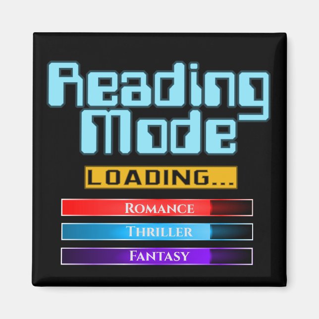 Custom Genre Reading Mode Magnet (Front)