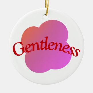 Custom Gentleness Ornament ｜Typography Pink Flower