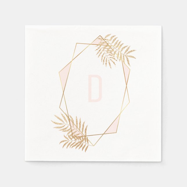 Custom Geometric Napkin (Front)