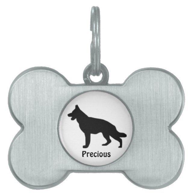 Custom German Shepherd Dog Tag (Front)