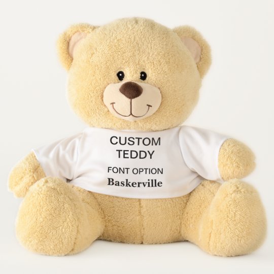 custom giant 21 teddy bear template baskerville zazzle com au