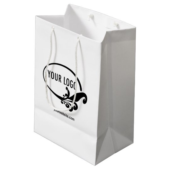 Custom Gift Bag Company Logo Branded Promotional | Zazzle.com.au