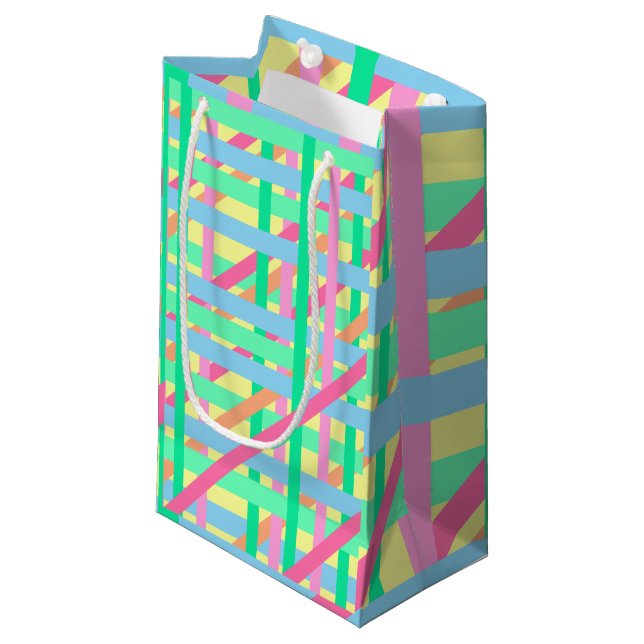 Custom Gift Bag - Small, Glossy (Front Angled)